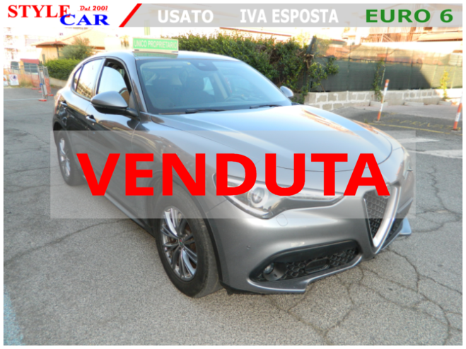 Alfa Romeo STELVIO 2.2 TURBODIESEL 190cv AT8 RWD Business in vendita da Style car di Mamone Rocco